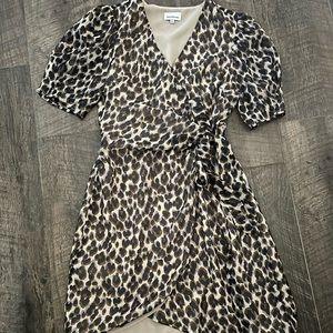 Revolve purchase! Leopard print wrap front